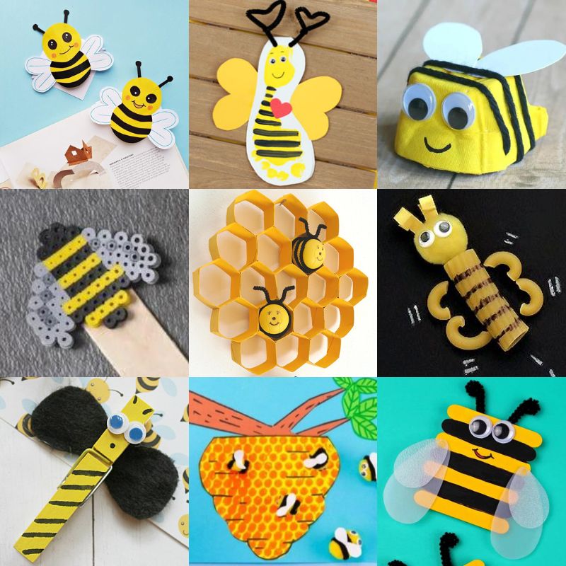 Bee Crafts Your Kids Will Be Buzzing About - DIY Candy Bee Crafts Your Kids Will Be Buzzing About - DIY Candy