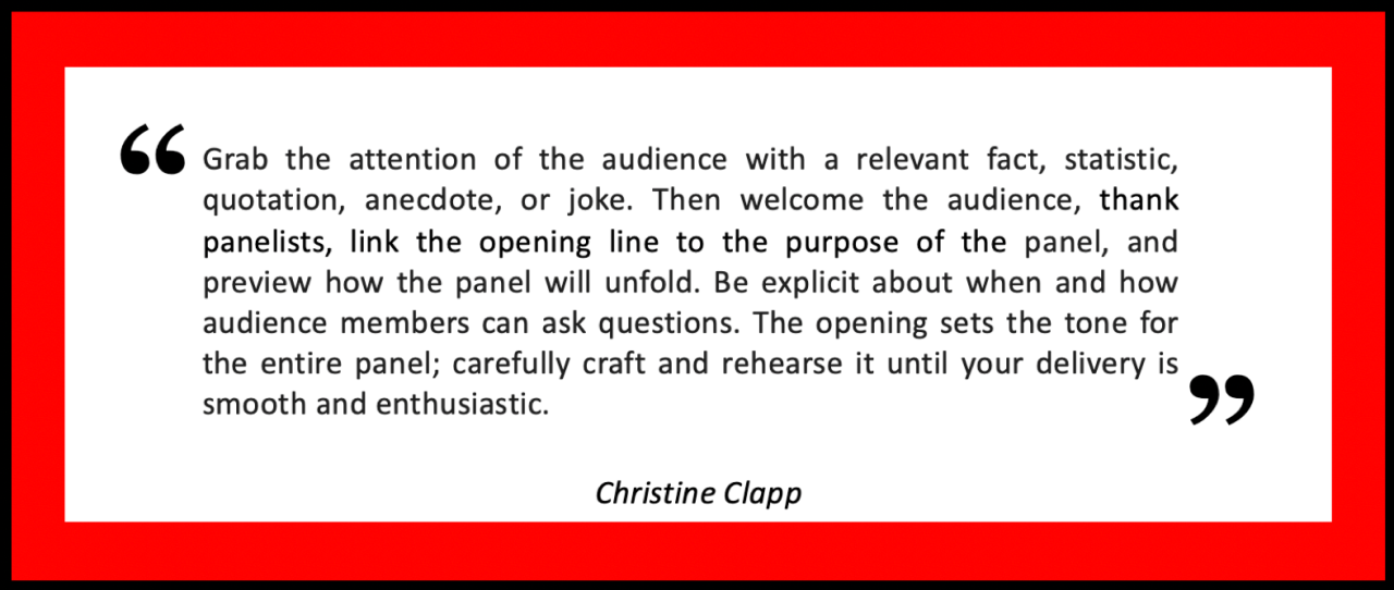 How to Moderate a Panel - 7 Steps for an Awesome Panel Discussion How to Moderate a Panel - 7 Steps for an Awesome Panel Discussion