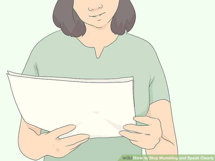 4 Ways to Stop Mumbling and Speak Clearly - wikiHow 4 Ways to Stop Mumbling and Speak Clearly - wikiHow