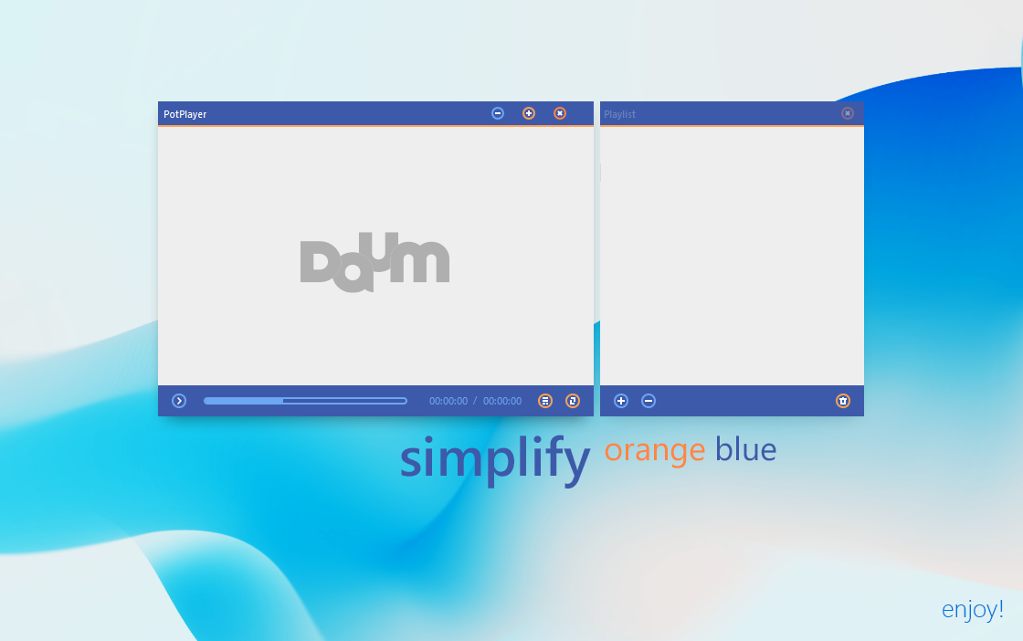 Simplify Orange Blue for PotPlayer by dpcdpc11 on DeviantArt Simplify Orange Blue for PotPlayer by dpcdpc11 on DeviantArt